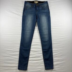 Democracy Ab solution Jeans Womens 2 Blue Skinny Stretch B1105BBNG Medium Wash